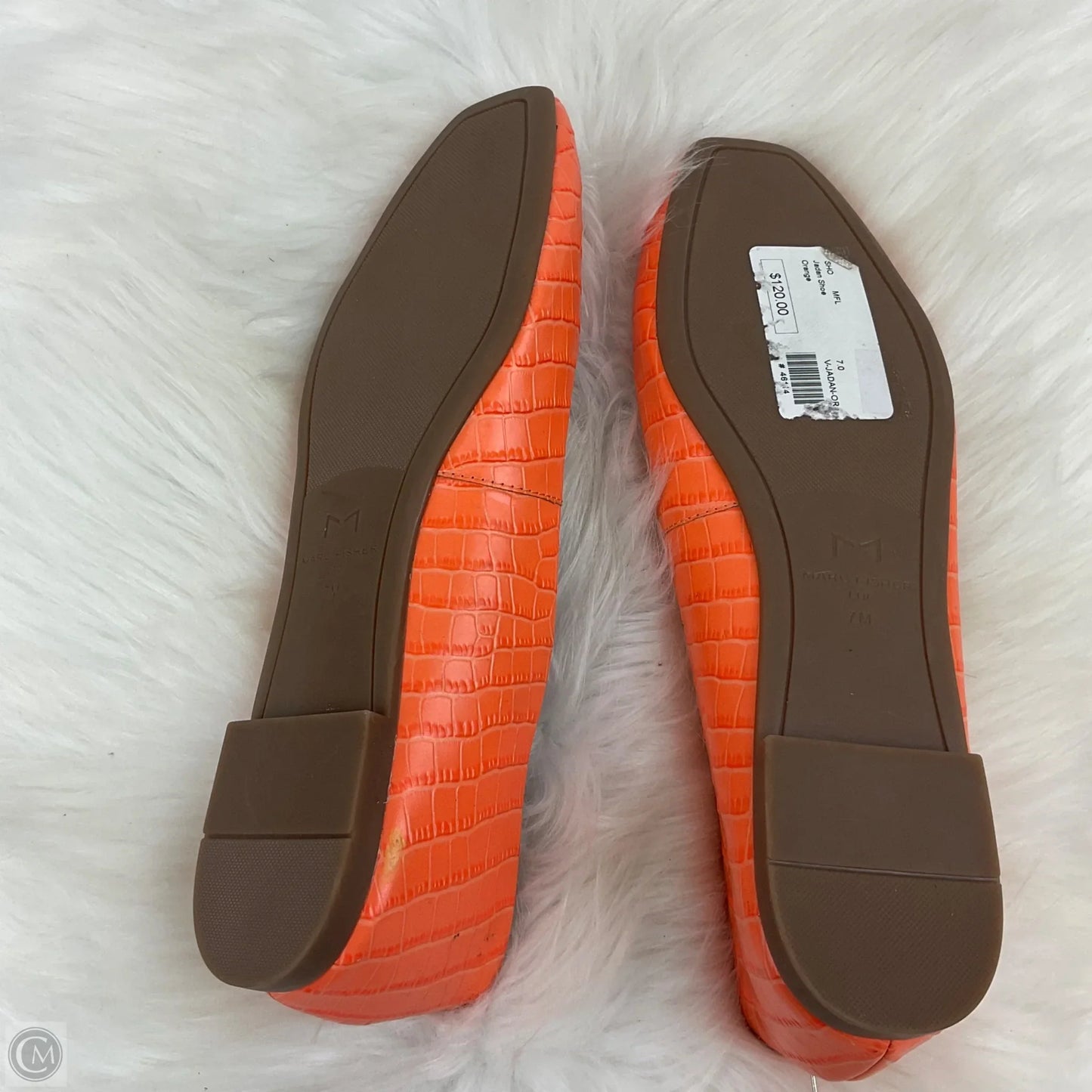 Shoes Flats By Marc Fisher In Orange, Size: 7