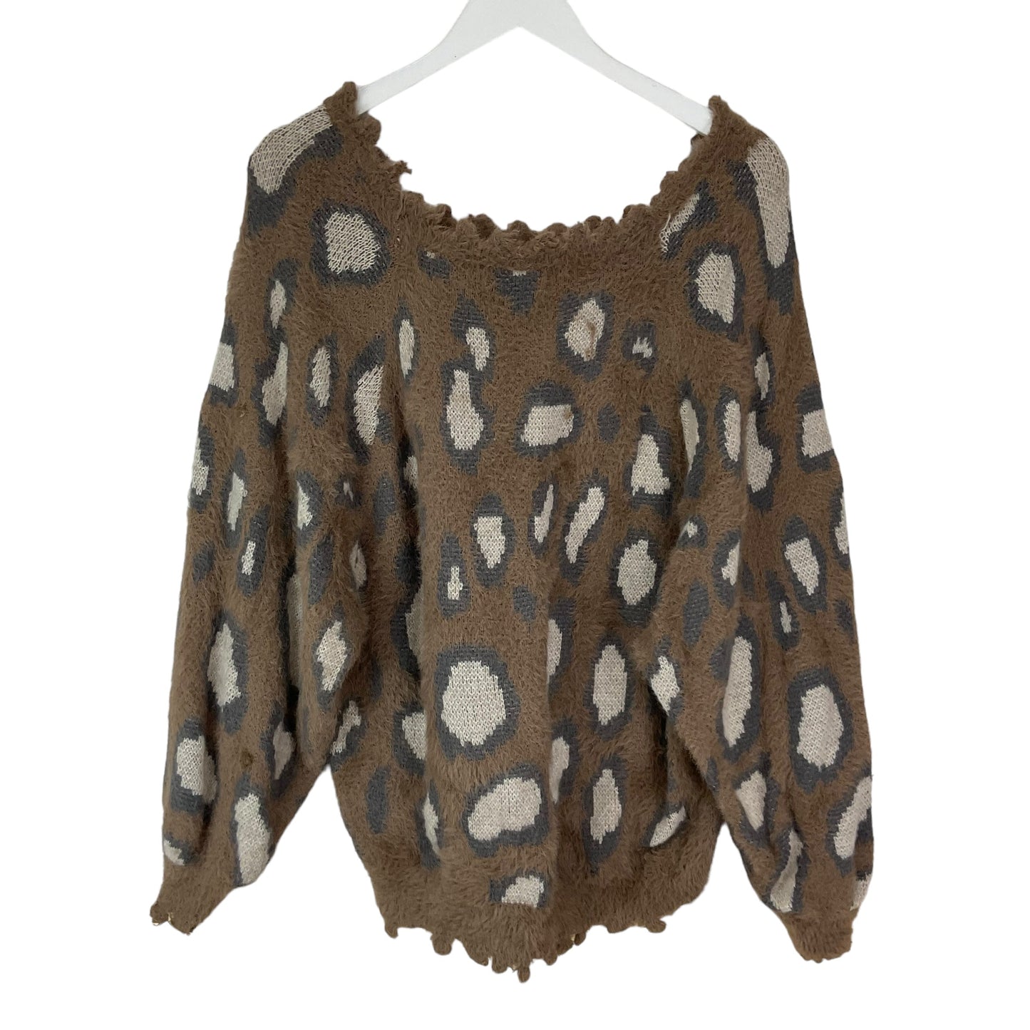 Animal Print Sweater Umgee, Size L