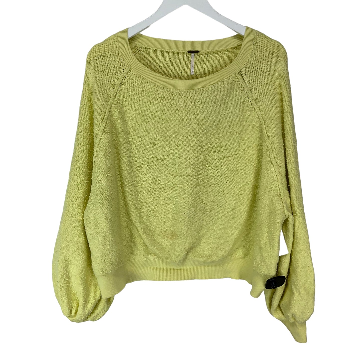 Yellow Sweater Free People, Size M