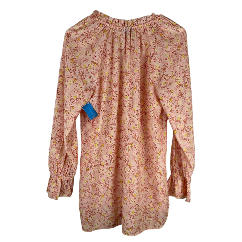 Top Long Sleeve By Kaari Blue In Pink, Size: L
