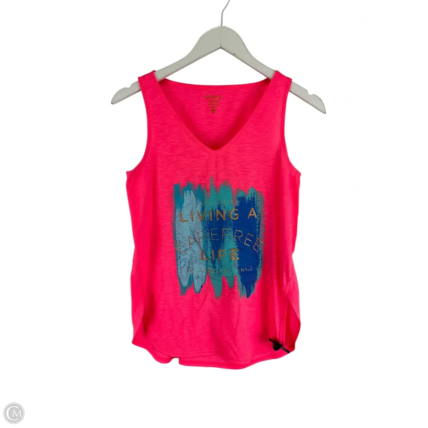 Top Sleeveless Designer By Lilly Pulitzer In Pink, Size: Xs