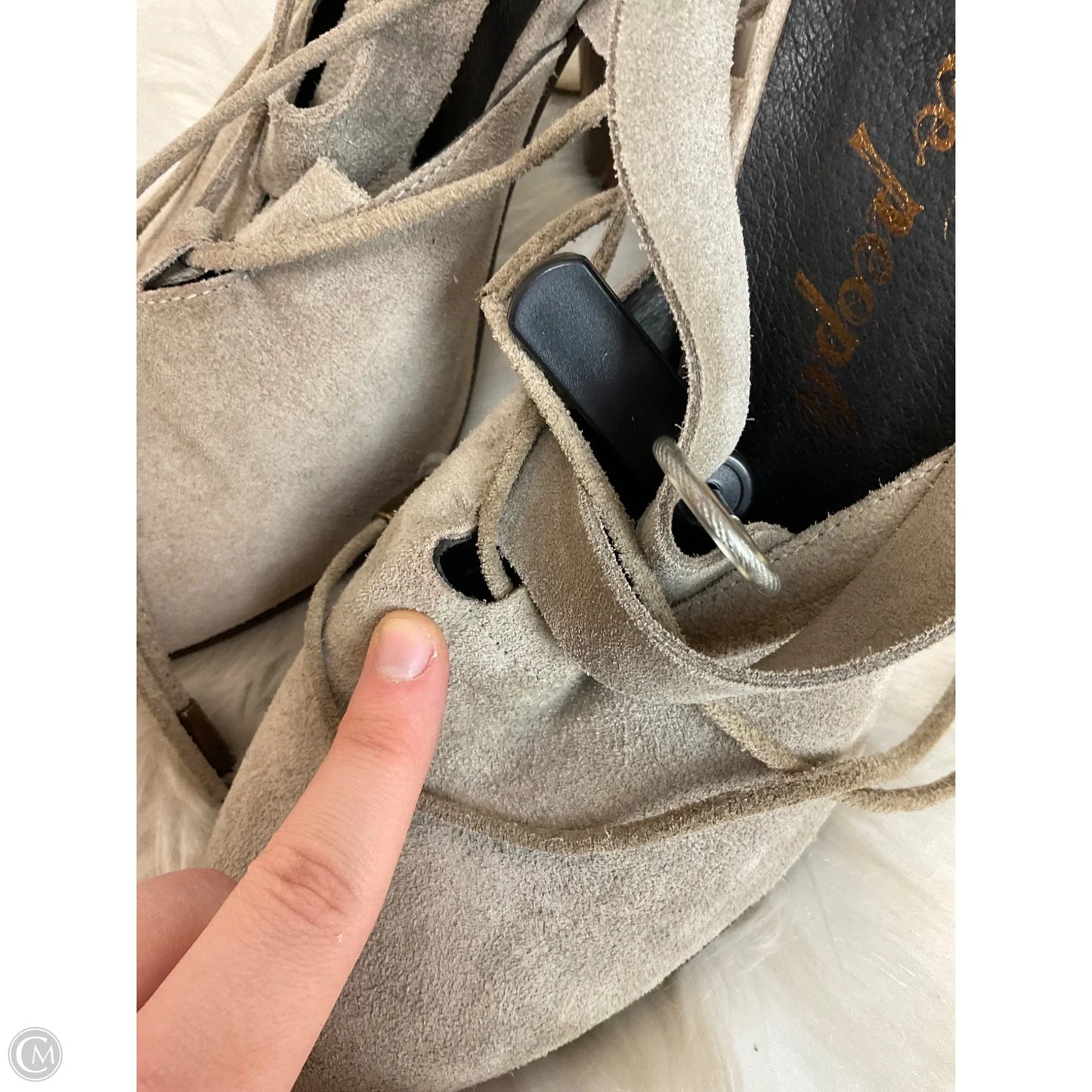 Shoes Heels Block By Free People In Beige, Size: 6