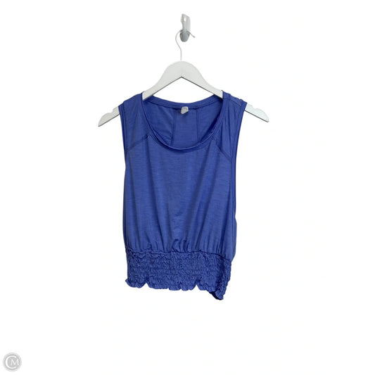 Top Sleeveless By Free People In Purple, Size: M