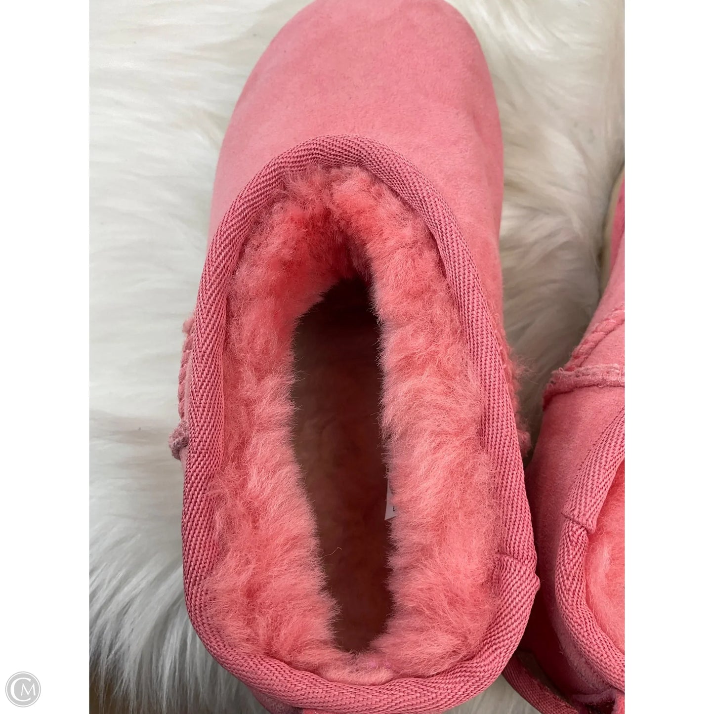 Boots Designer By Ugg In Pink, Size: 7