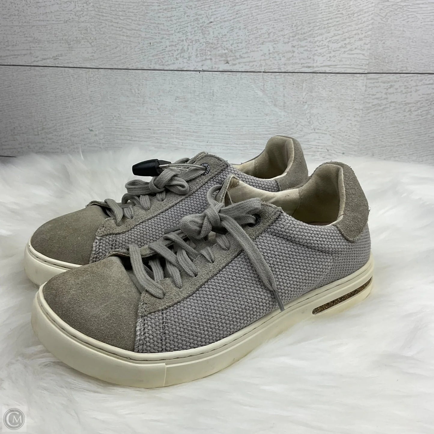 Shoes Sneakers By Birkenstock In Grey, Size: 7