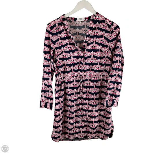 Dress Casual Midi By Crown And Ivy In Blue & Pink, Size: 2