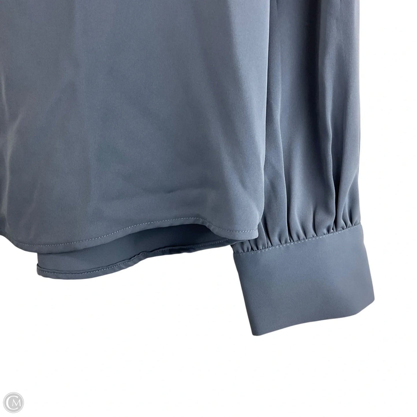 Top Long Sleeve By Adrienne Vittadini In Blue, Size: L