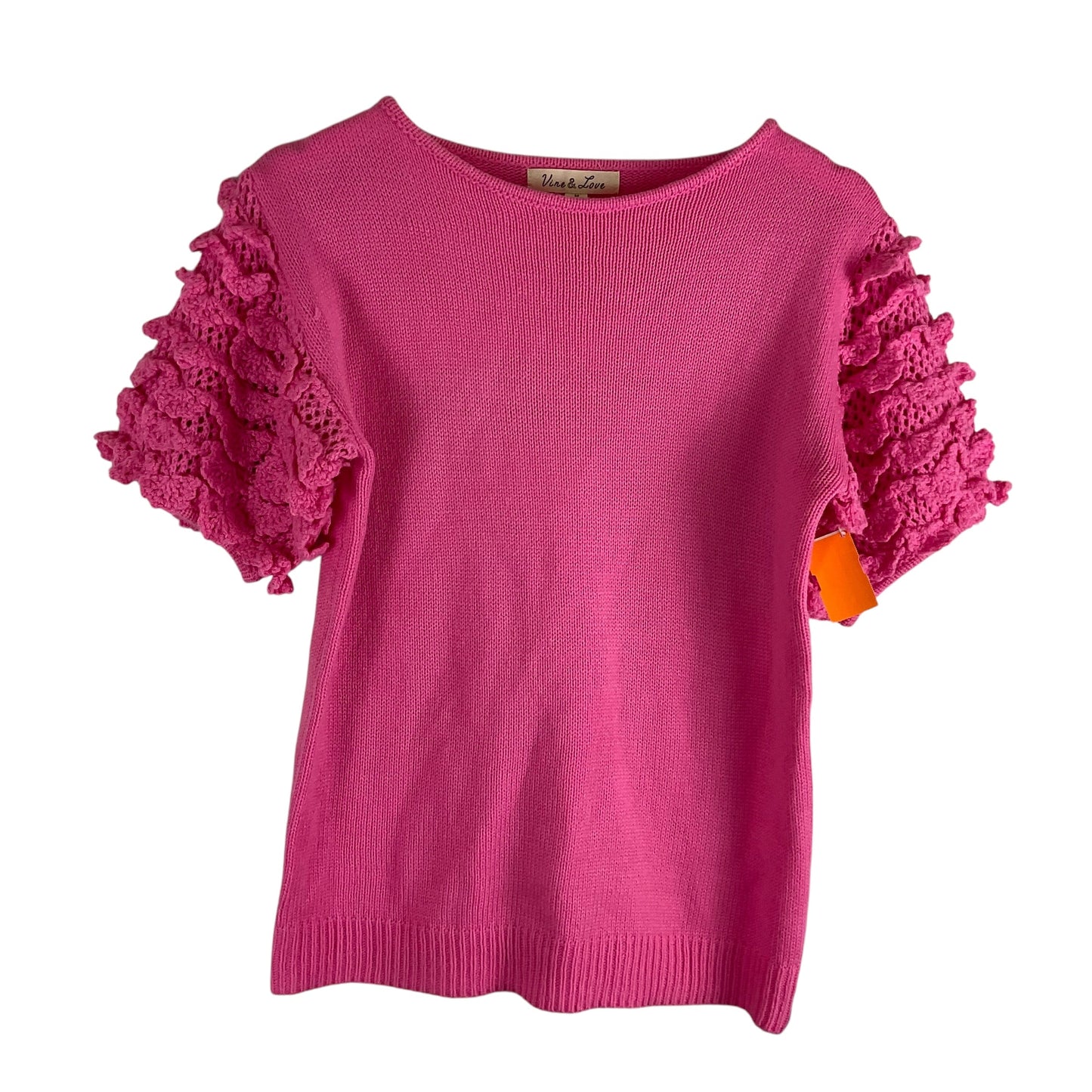 Top Short Sleeve Basic By Clothes Mentor In Pink, Size: M