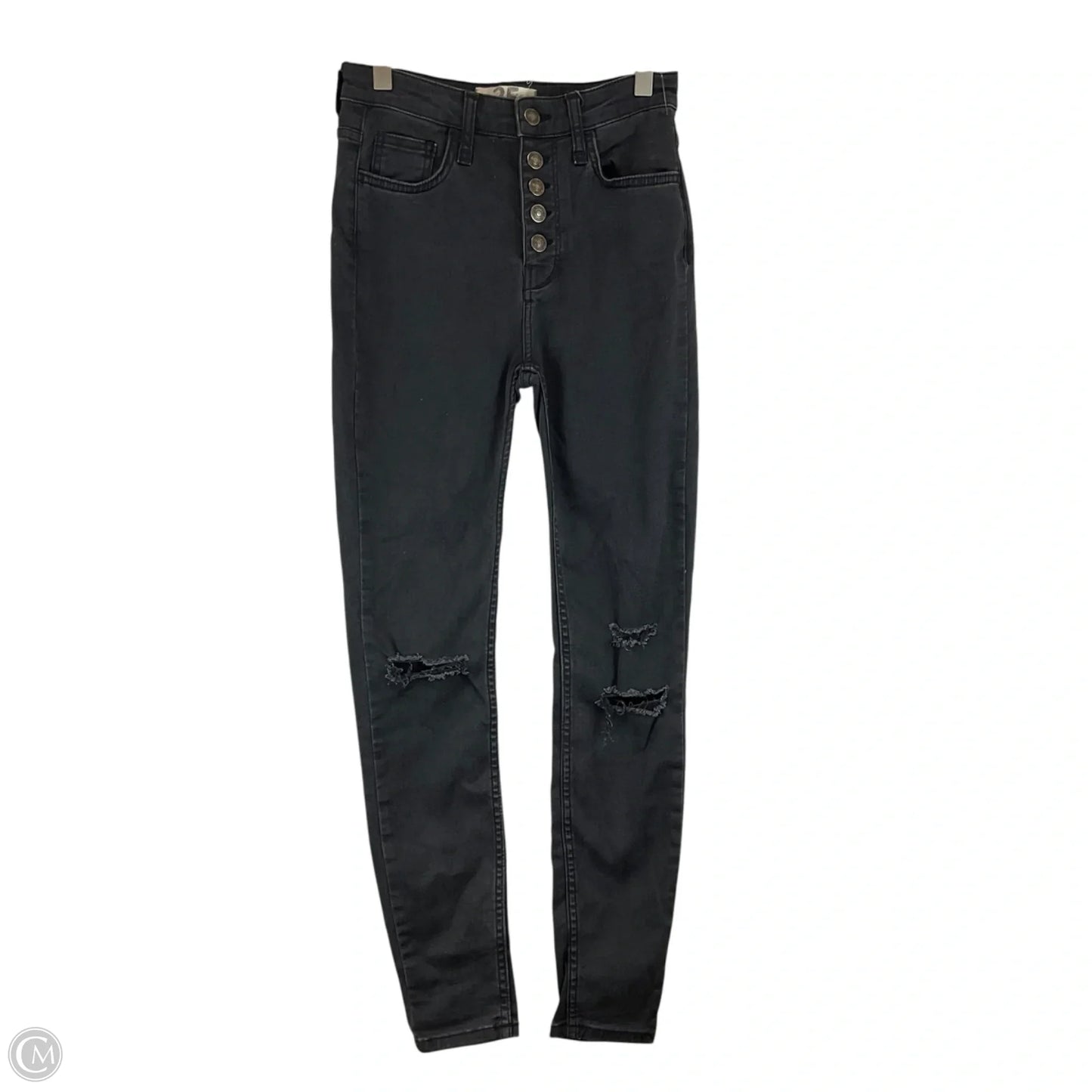 Jeans Skinny By We The Free In Black Denim, Size: 2