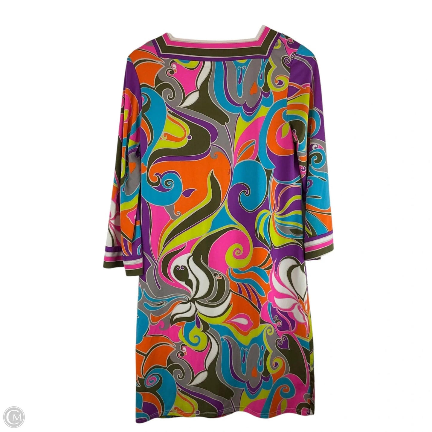 Dress Casual Midi By Trina By Trina Turk In Multi-colored, Size: 6