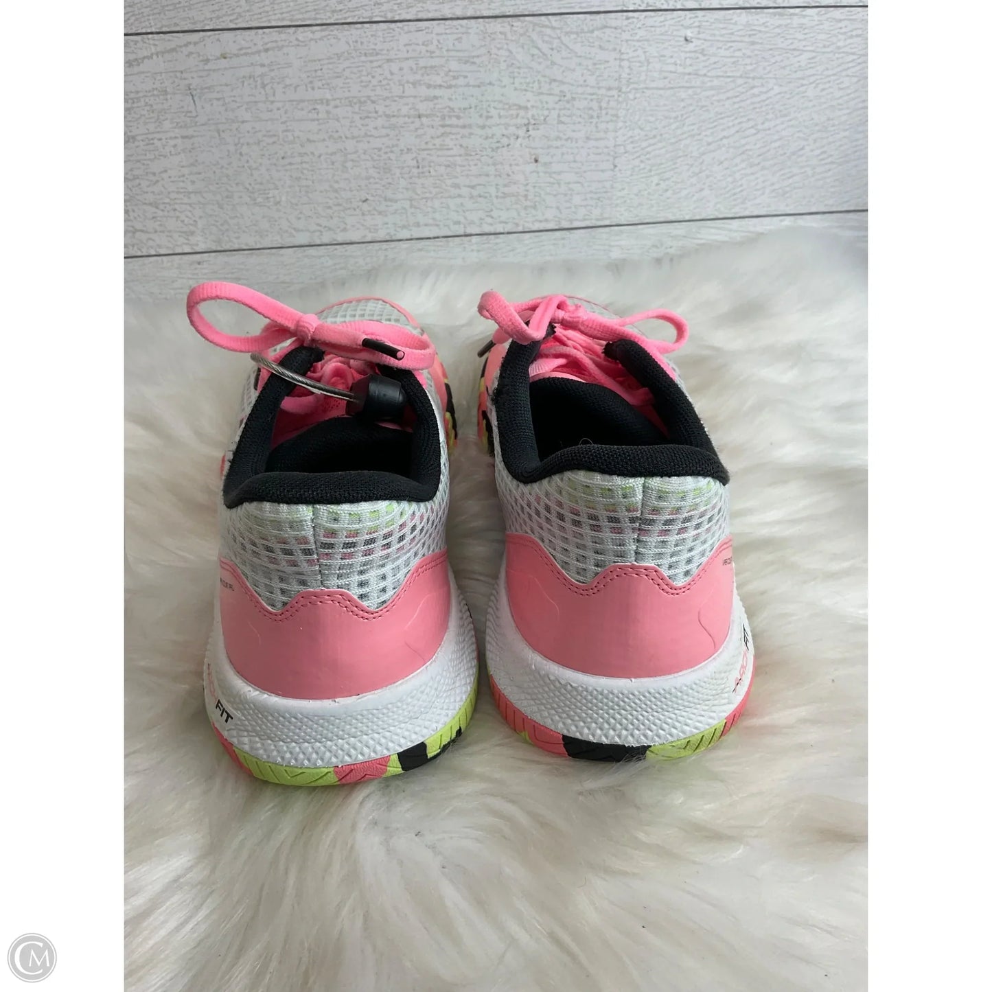 Shoes Athletic By Skechers In Pink & White, Size: 8