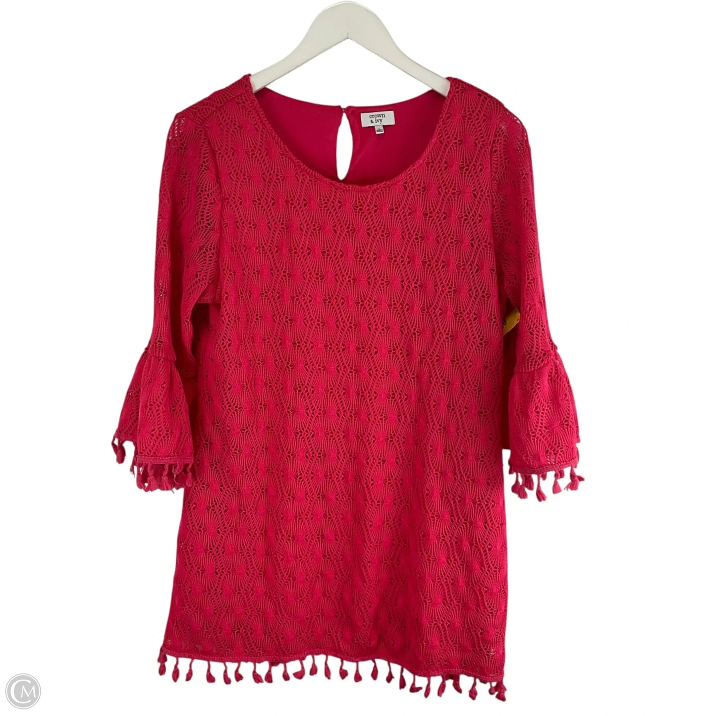 Dress Casual Short By Crown And Ivy In Pink, Size: L