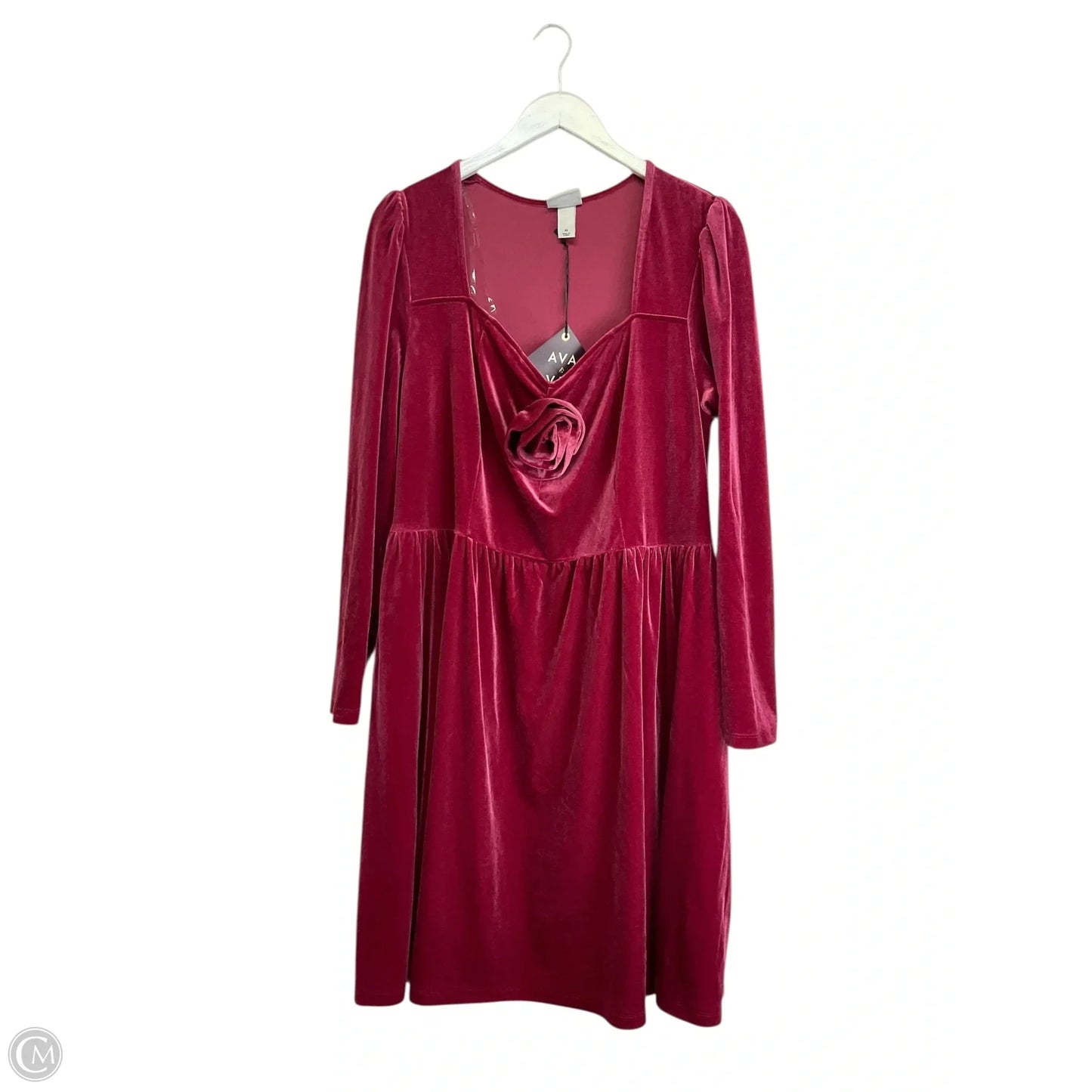 Dress Casual Short By Ava & Viv In Red, Size: 1x