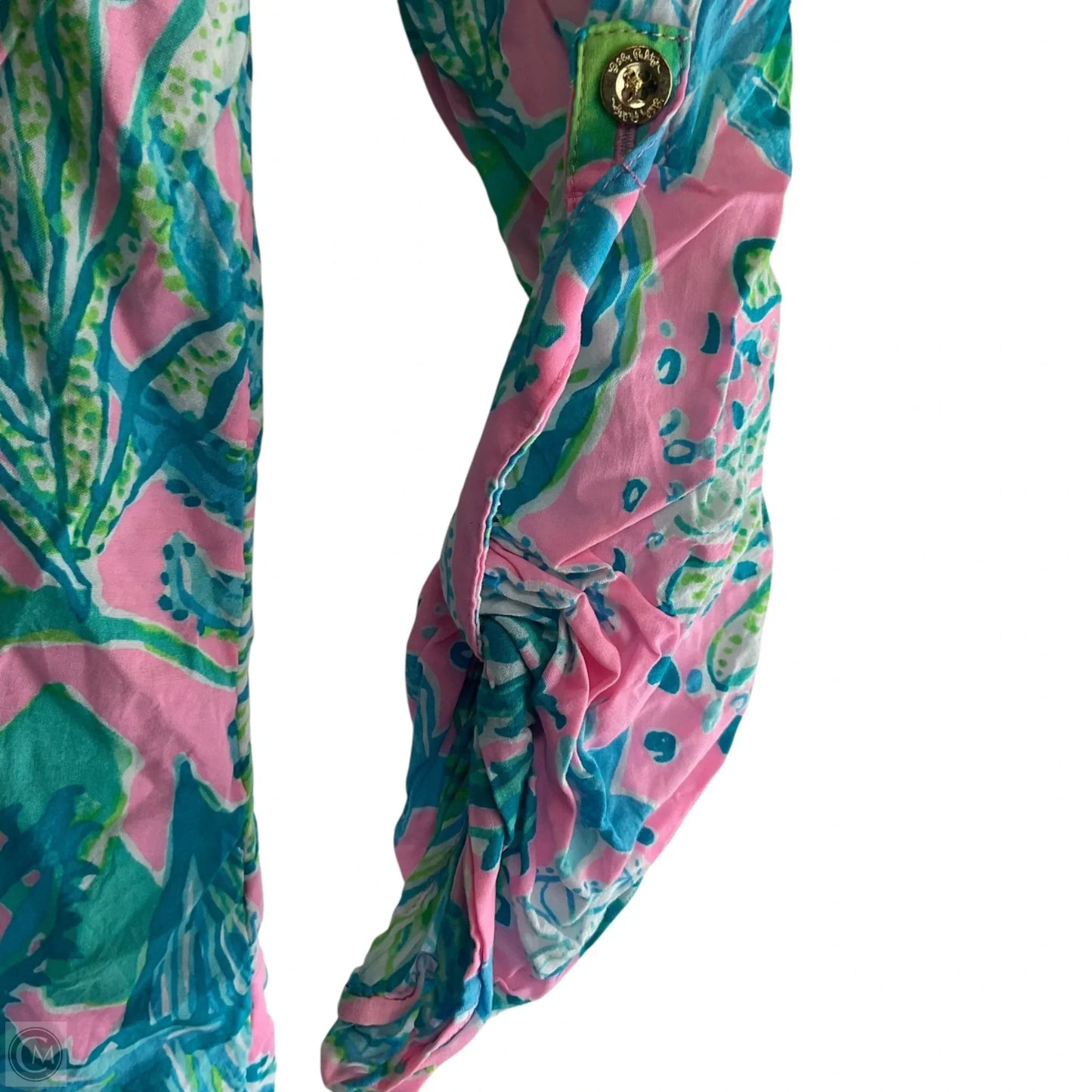 Top Long Sleeve Designer By Lilly Pulitzer In Pink, Size: Xxs