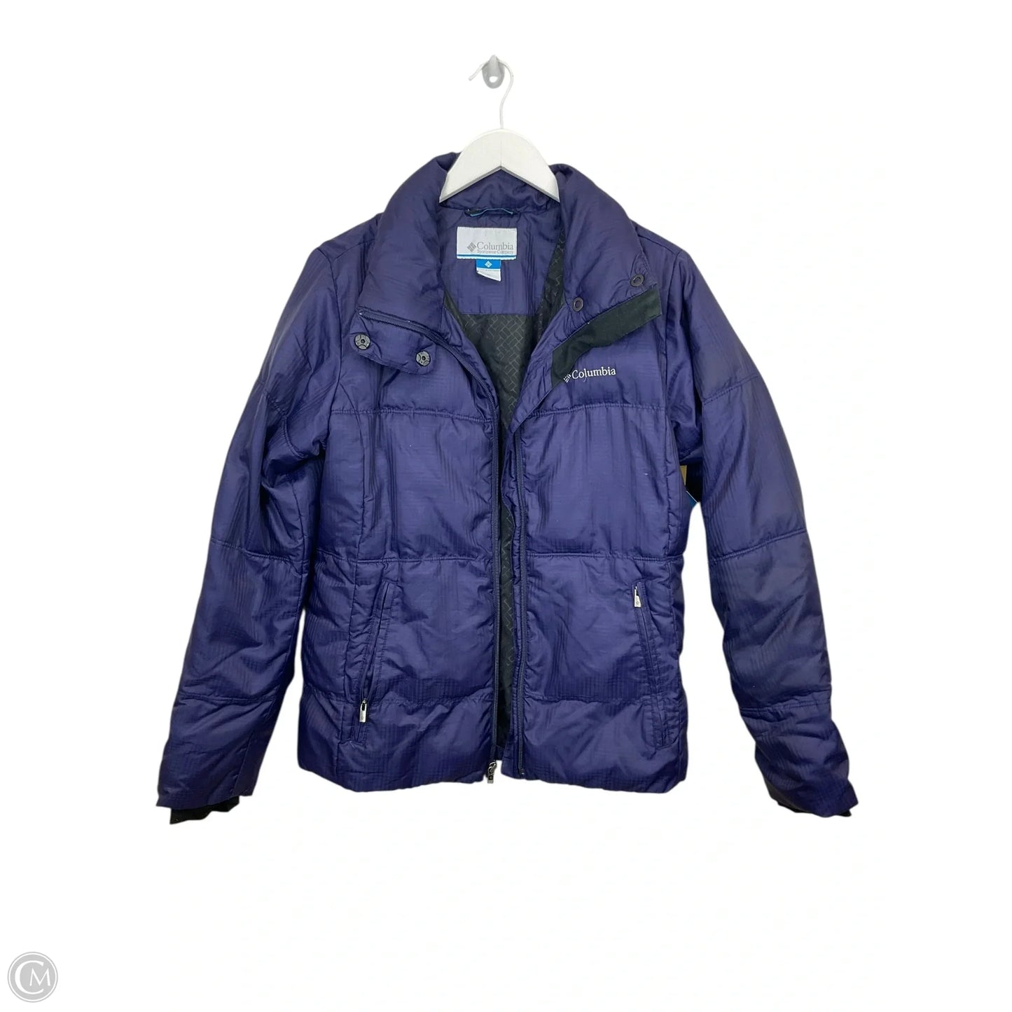 Jacket Puffer & Quilted By Columbia In Navy, Size: M