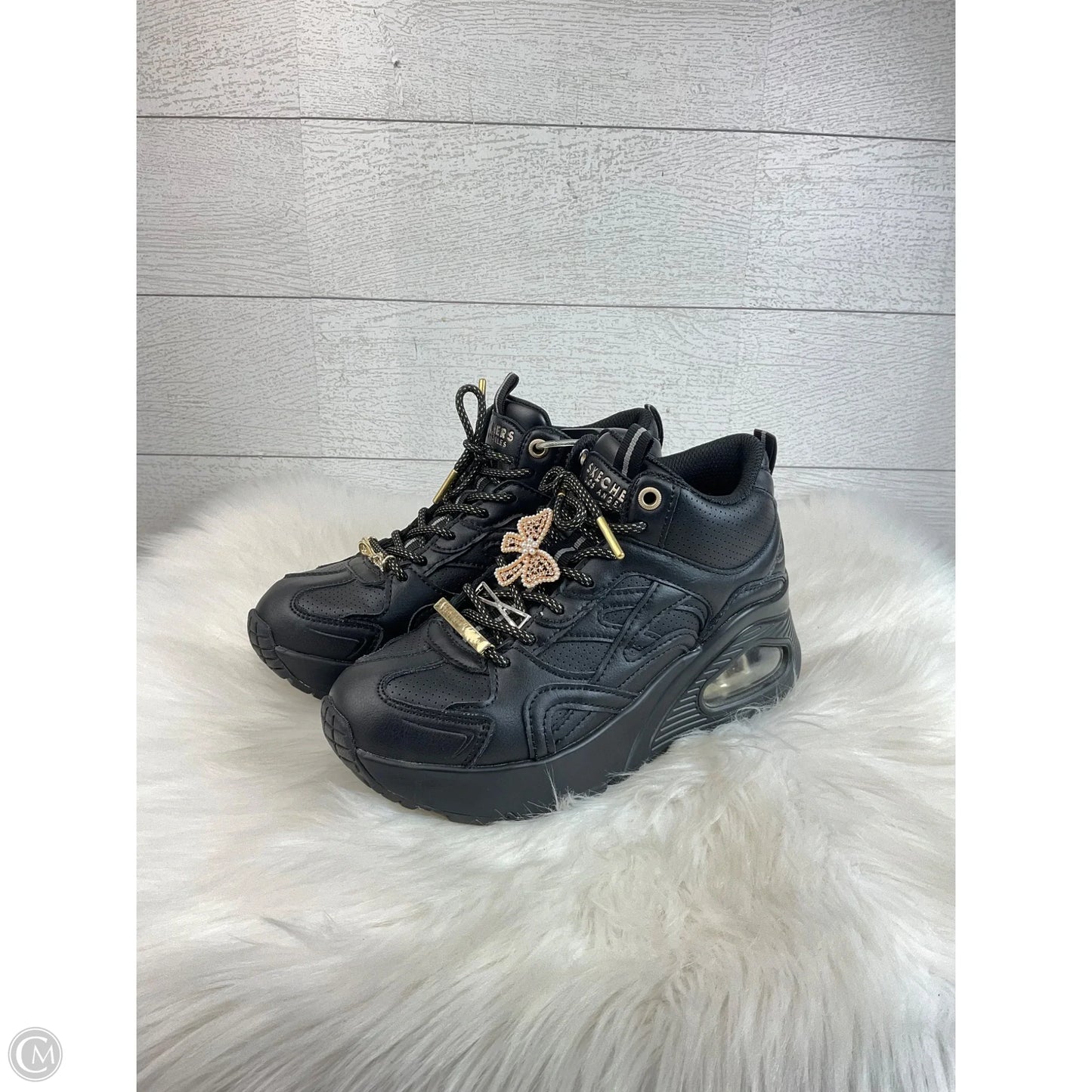 Shoes Sneakers Platform By Skechers In Black, Size: 6.5