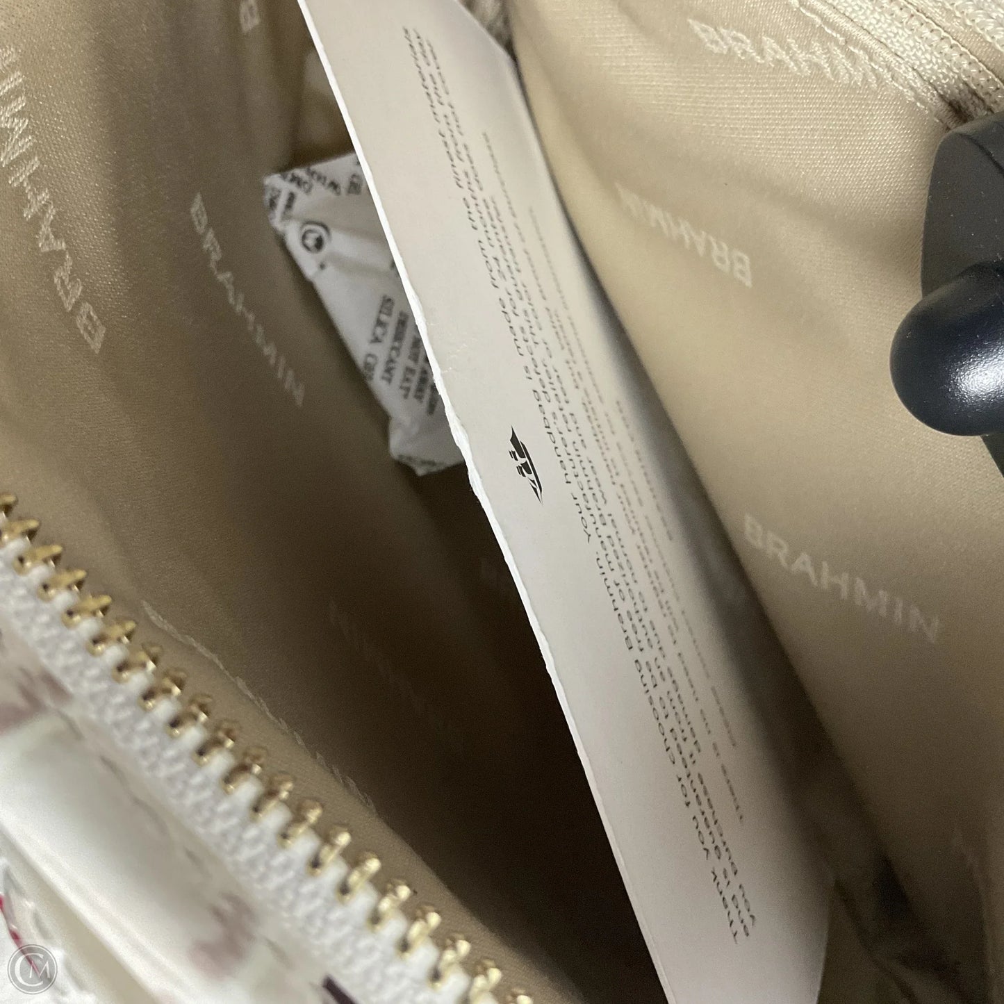 Handbag Designer By Brahmin, Size: Small