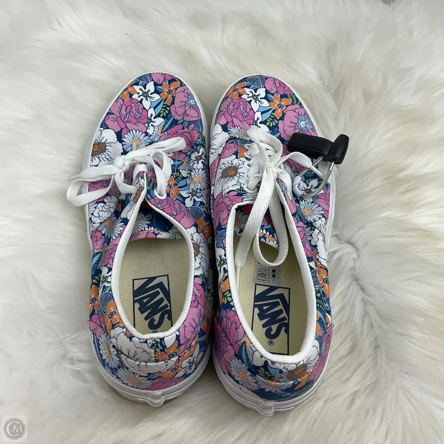 Shoes Sneakers By Vans In Floral Print, Size: 7.5