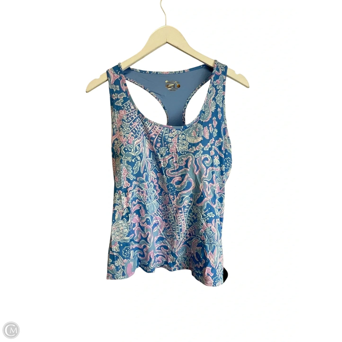 Top Sleeveless Designer By Lilly Pulitzer In Blue, Size: L