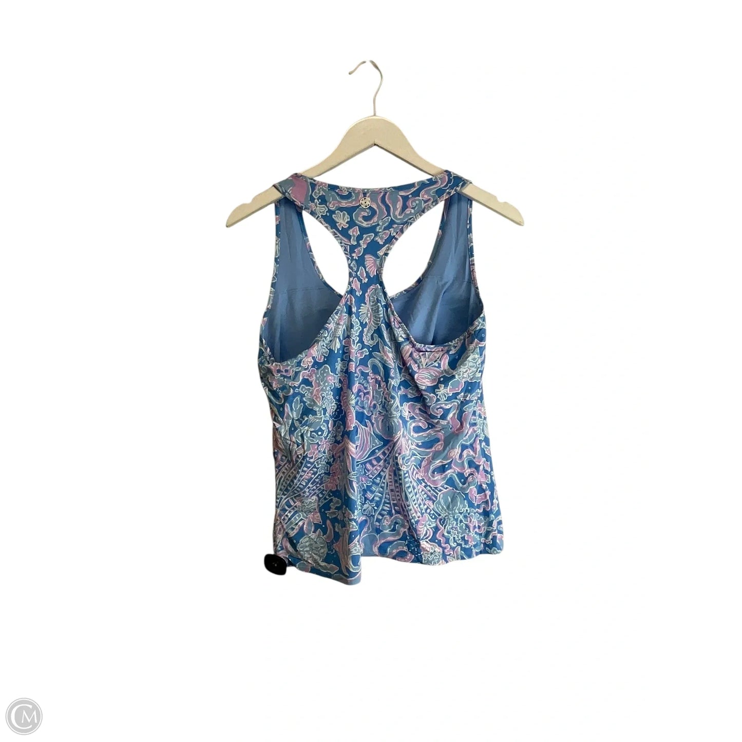 Top Sleeveless Designer By Lilly Pulitzer In Blue, Size: L