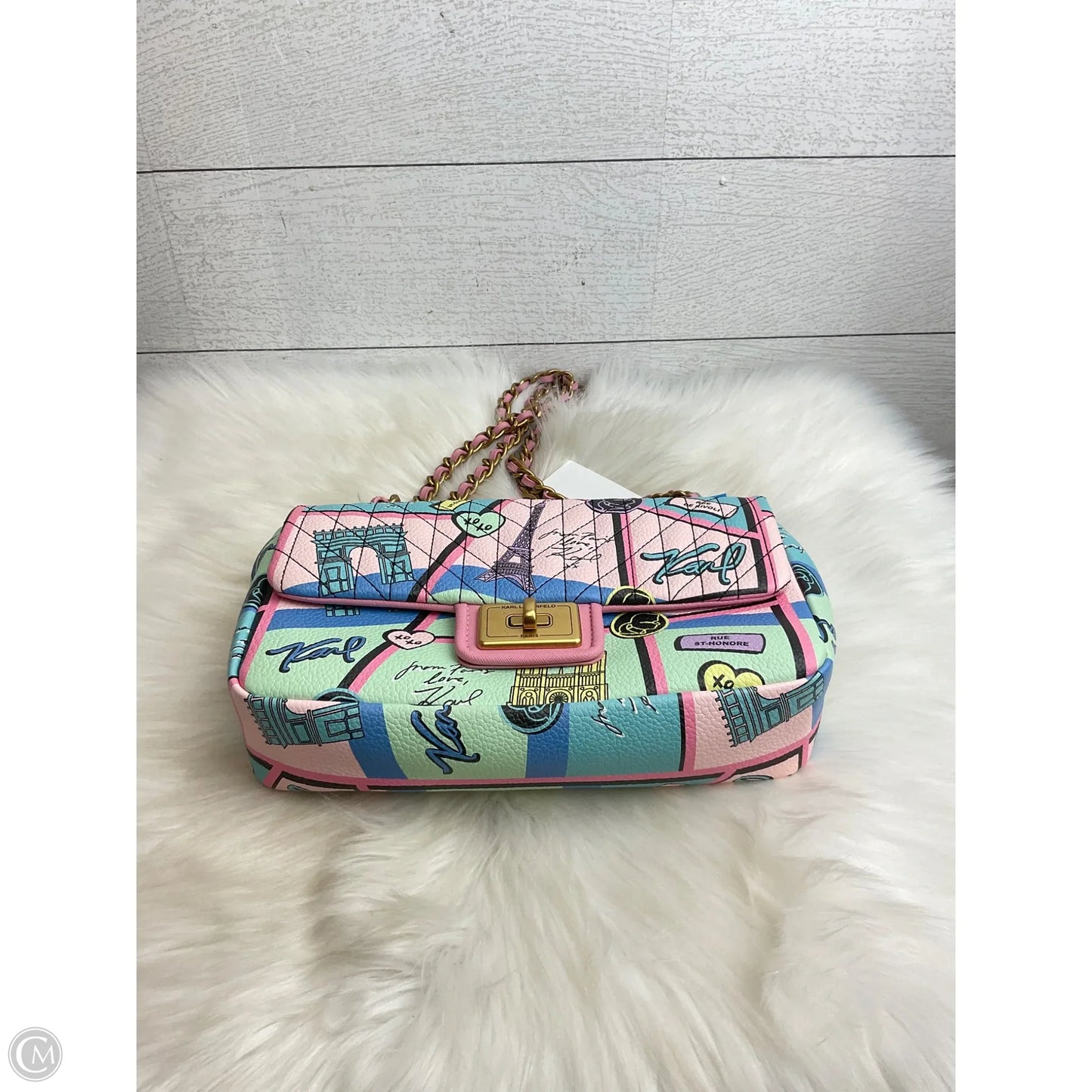 Handbag Designer By Karl Lagerfeld, Size: Small