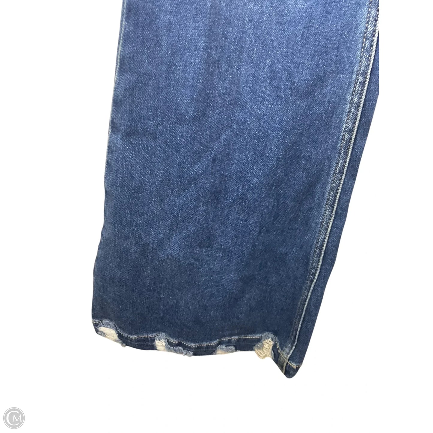 Jeans Wide Leg By Kancan In Blue Denim, Size: 0