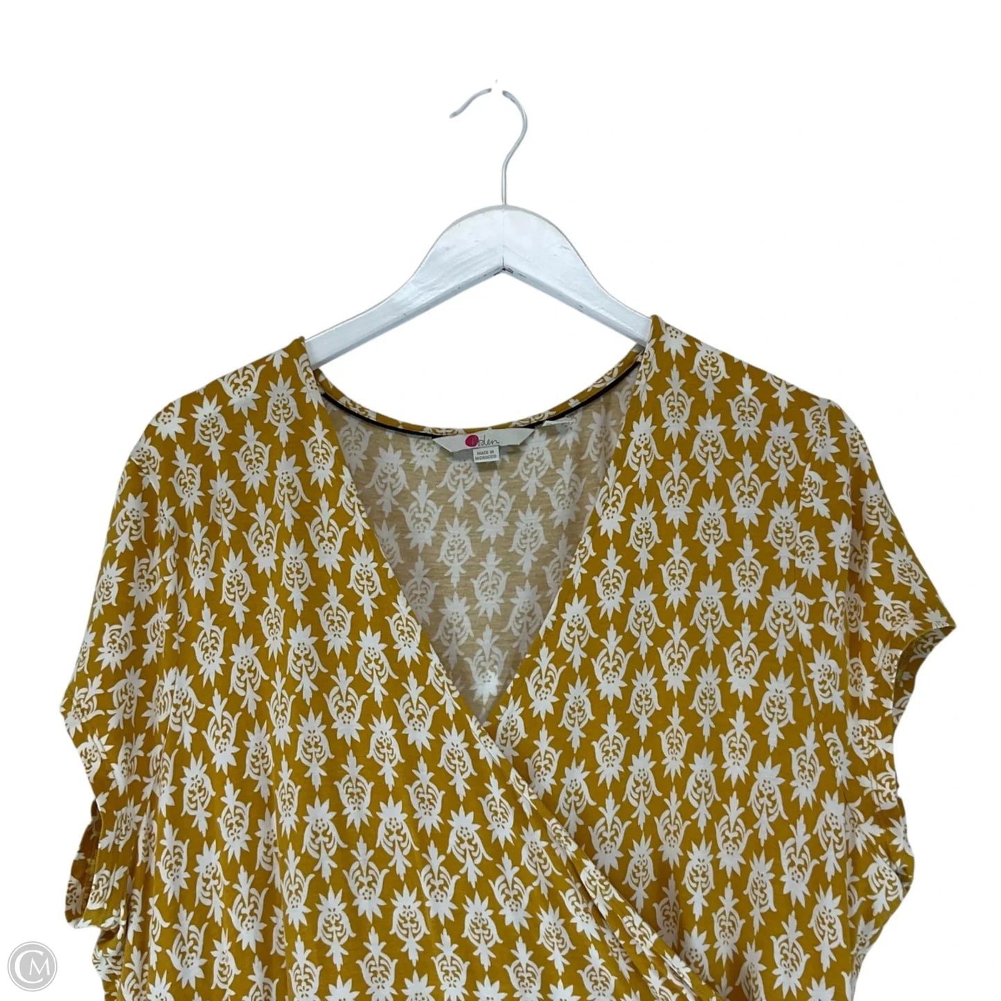 Dress Casual Midi By Boden In Yellow, Size: 20