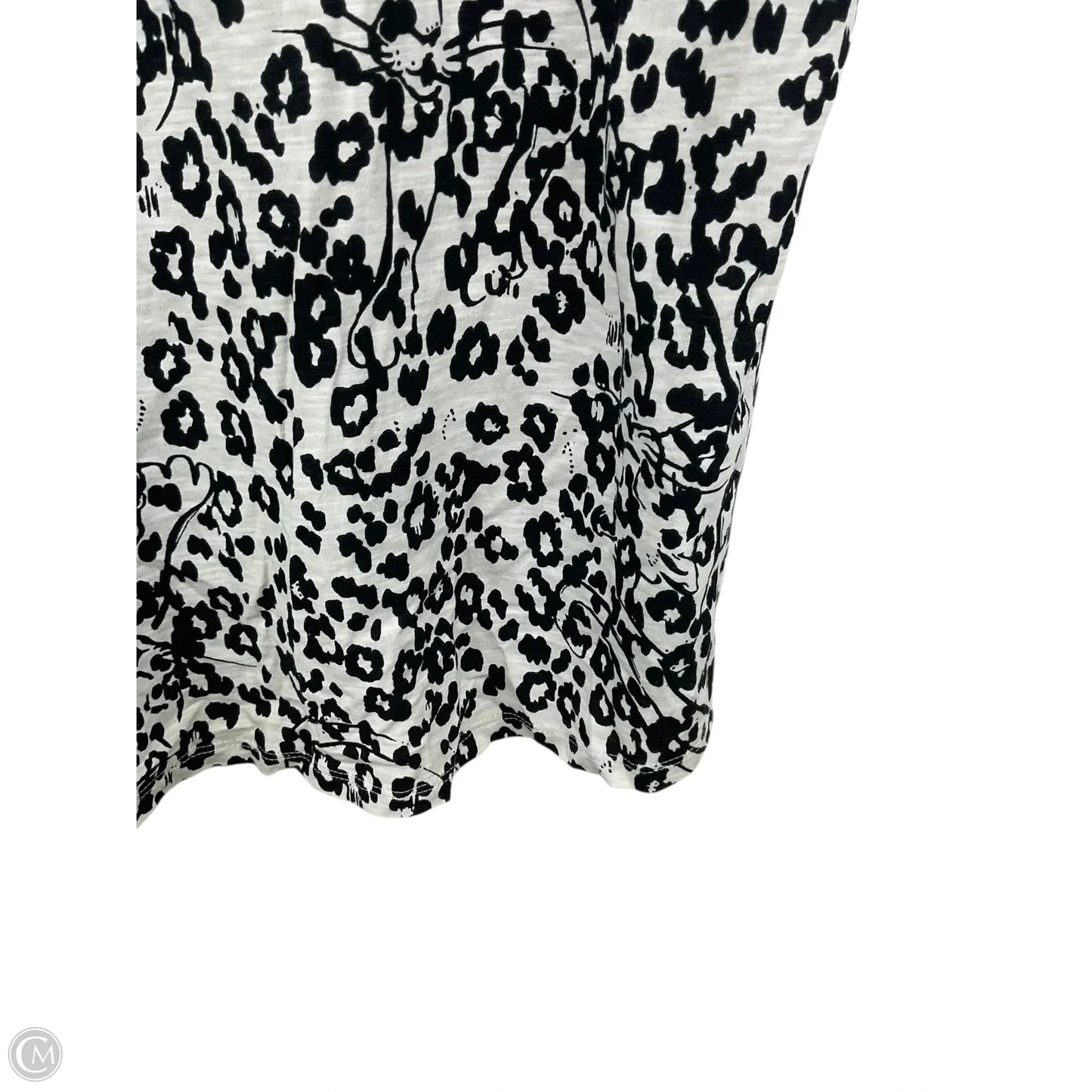 Top Short Sleeve Designer By Lilly Pulitzer In Animal Print, Size: L