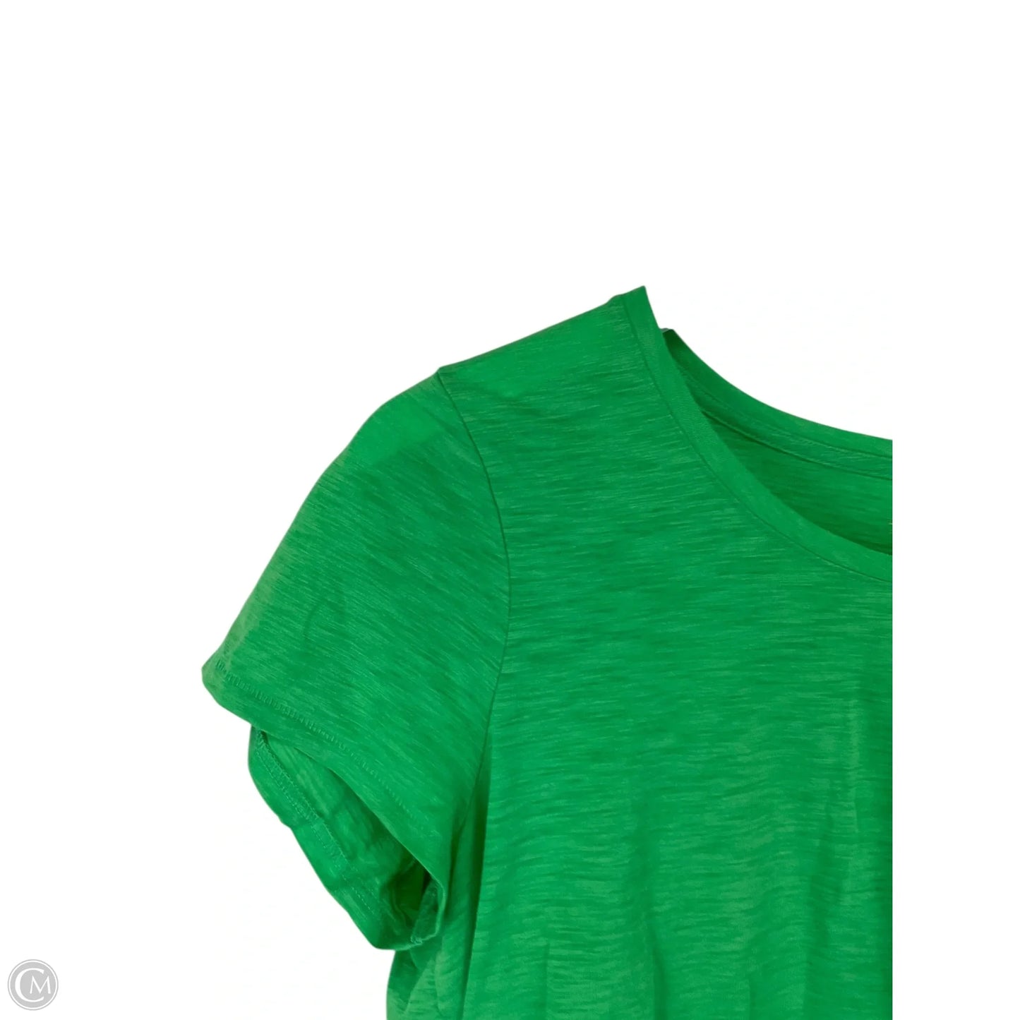 Top Short Sleeve Designer By Lilly Pulitzer In Green, Size: L