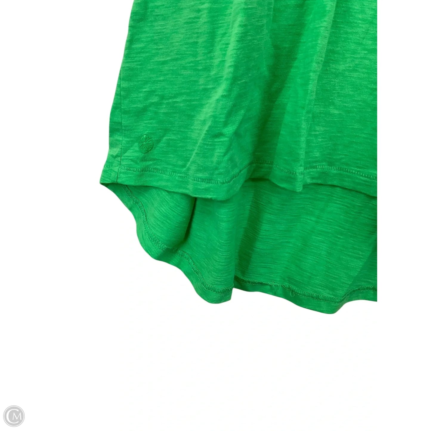 Top Short Sleeve Designer By Lilly Pulitzer In Green, Size: L