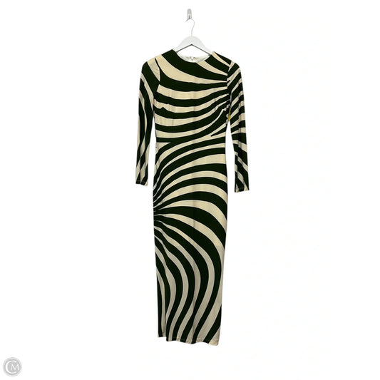 Dress Casual Maxi By Donna Karan In Green, Size: 0