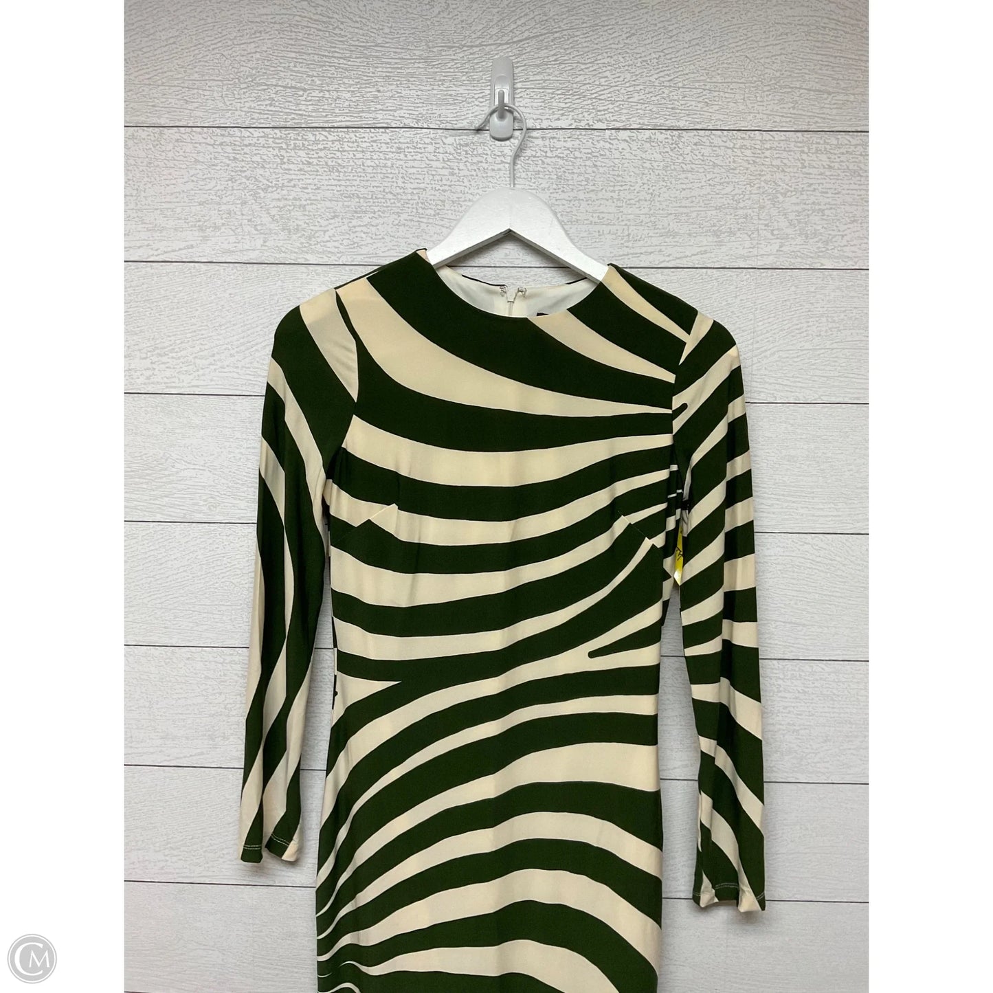 Dress Casual Maxi By Donna Karan In Green, Size: 0