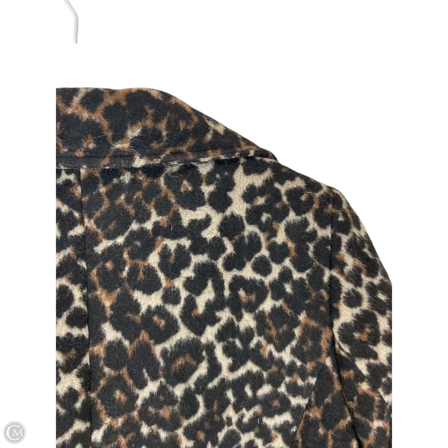 Coat Peacoat By Via Spiga In Animal Print, Size: 8