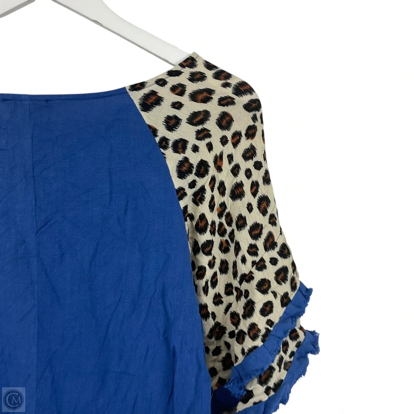Top Short Sleeve By Umgee In Blue, Size: S