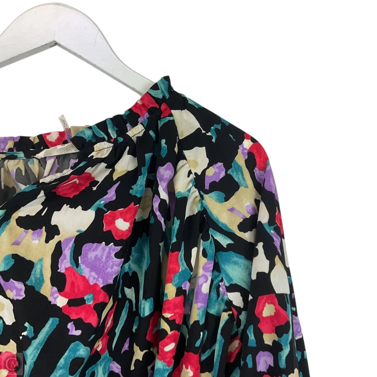 Top Short Sleeve By Entro In Floral Print, Size: M