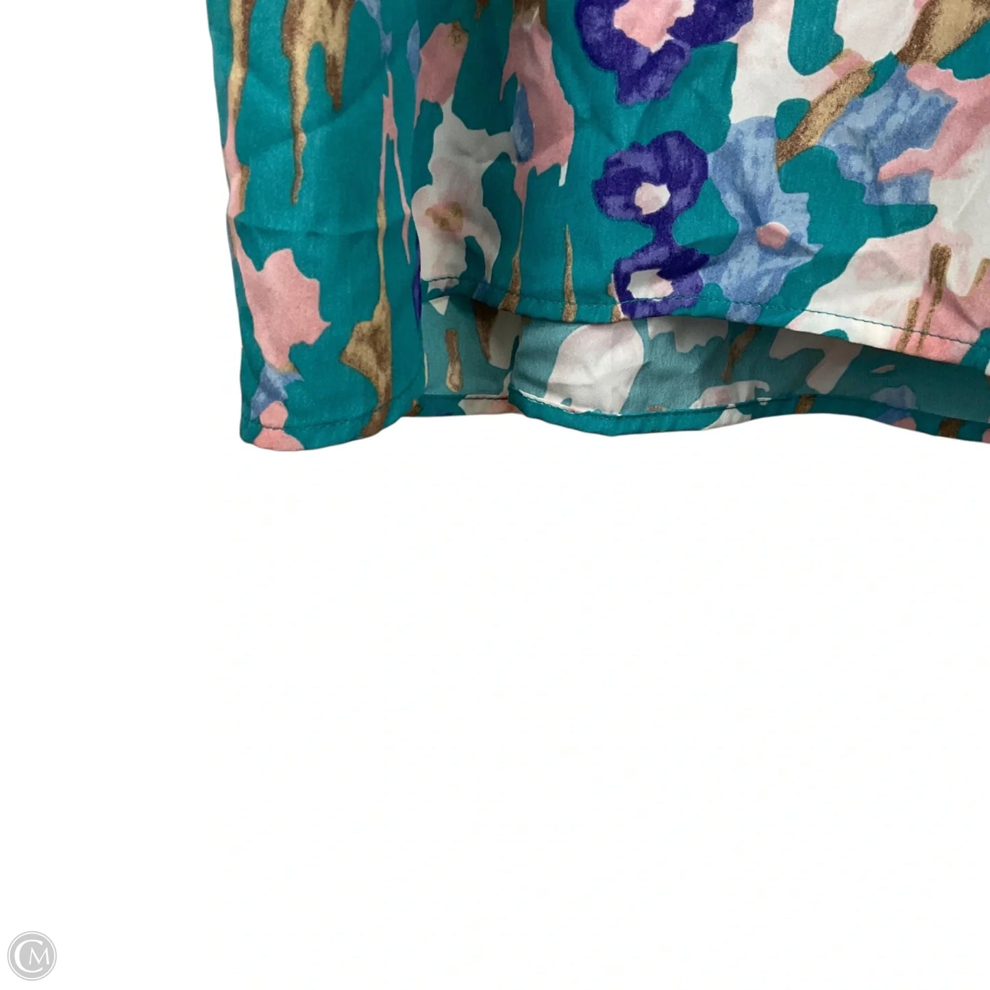 Top Short Sleeve By Entro In Blue, Size: L