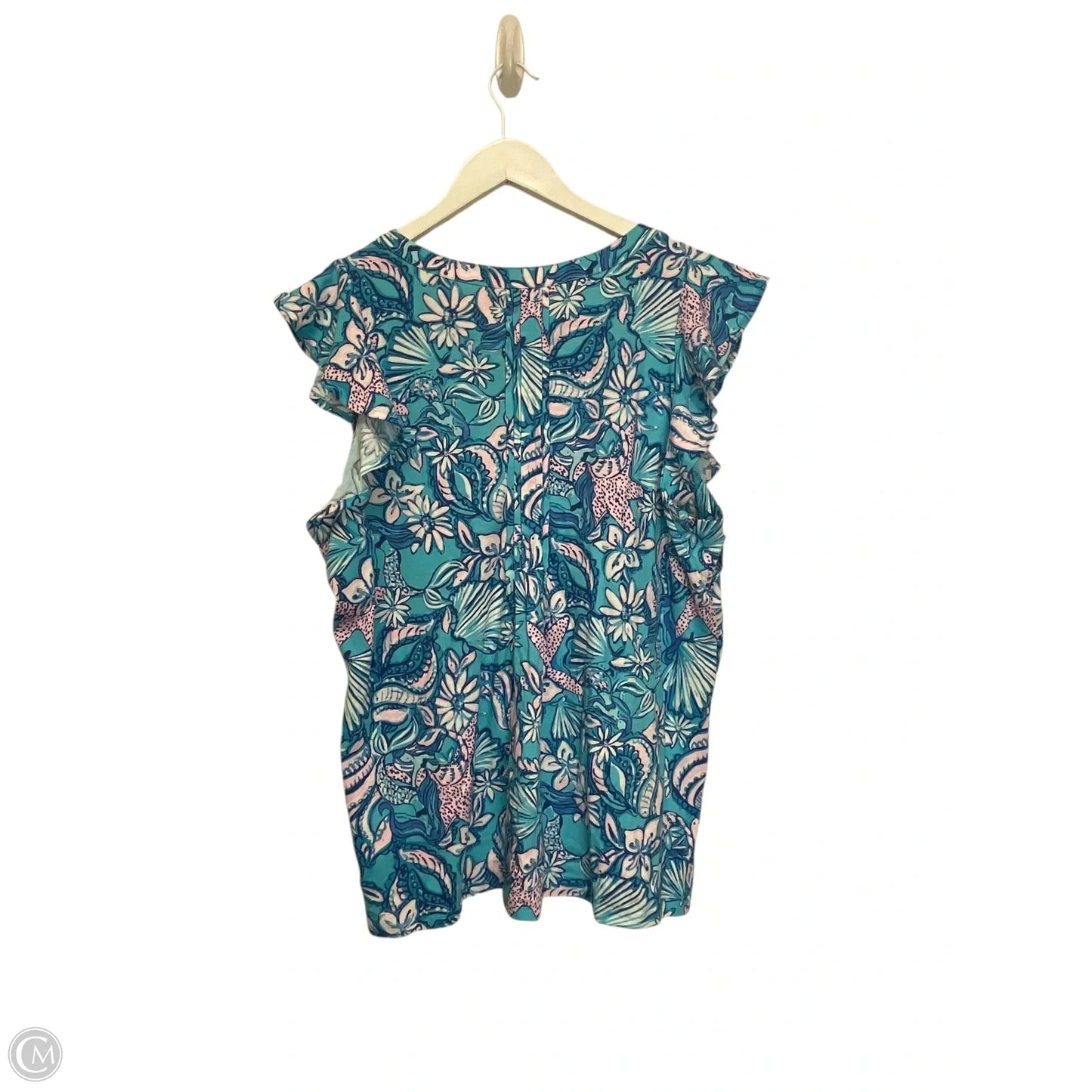 Top Sleeveless Designer By Lilly Pulitzer In Blue, Size: L