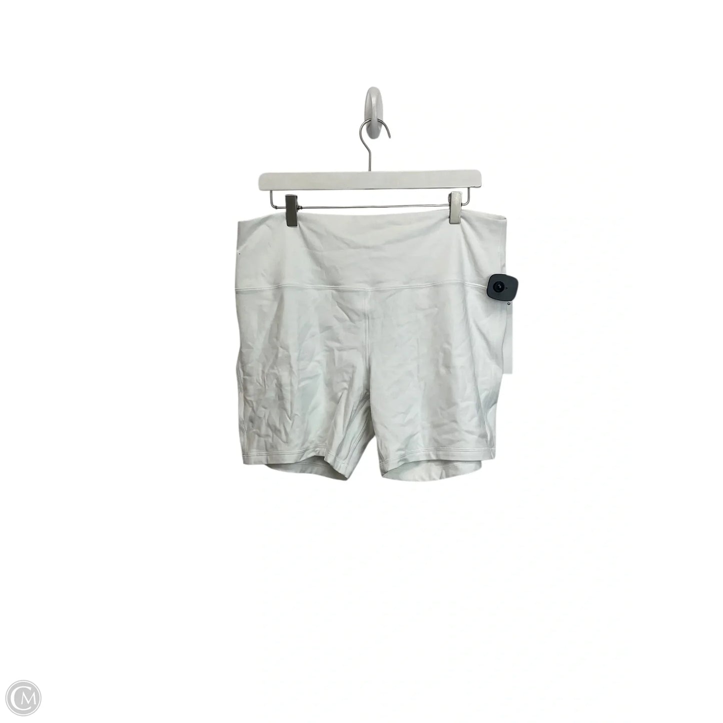 Athletic Shorts By Lululemon In White, Size: 18