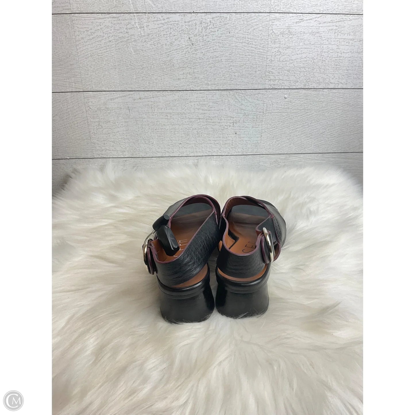 Sandals Heels Block By Cma In Black, Size: 9