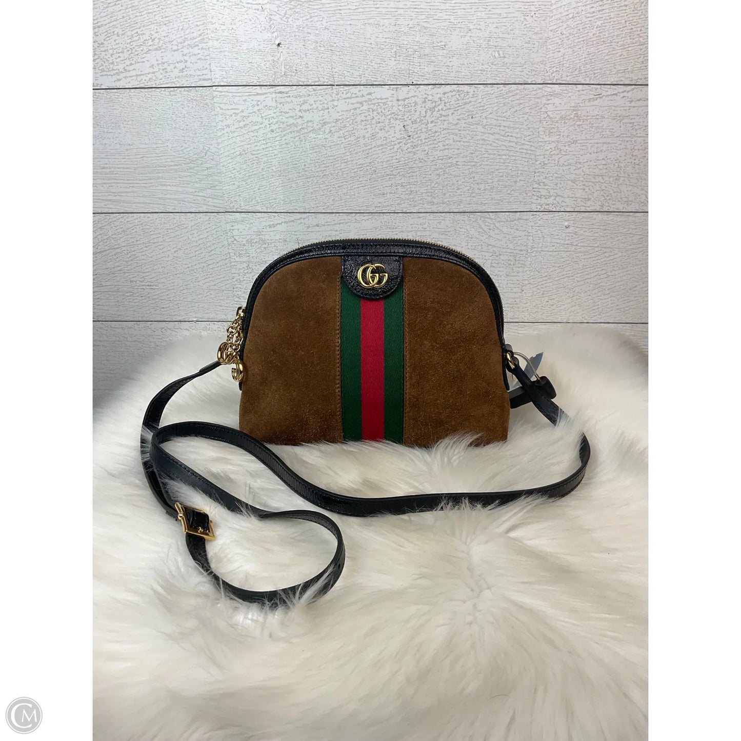 Crossbody Luxury Designer By Gucci, Size: Small