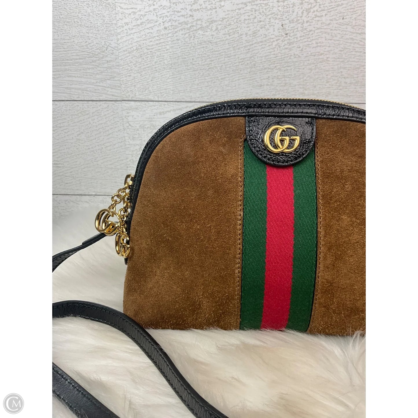 Crossbody Luxury Designer By Gucci, Size: Small