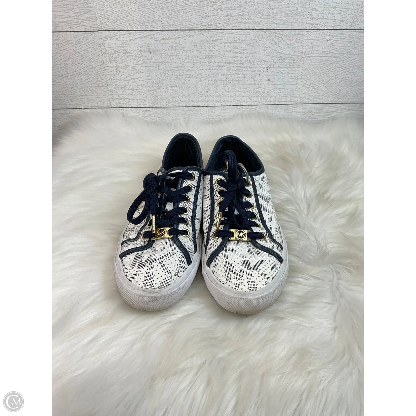 Shoes Designer By Michael Kors In White, Size: 8