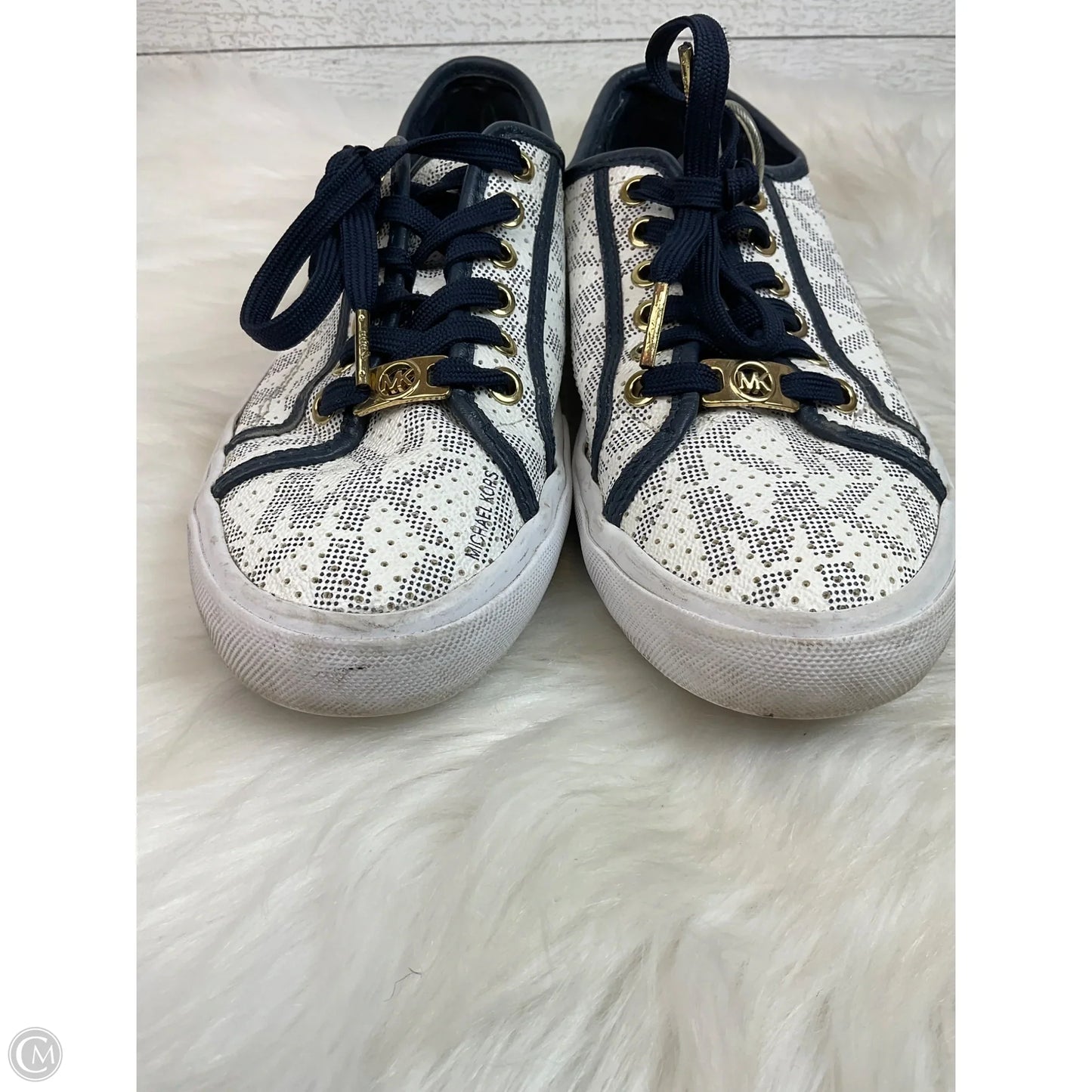 Shoes Designer By Michael Kors In White, Size: 8