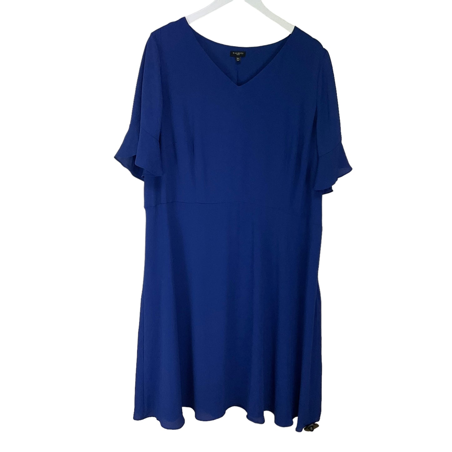 Blue Dress Casual Short Talbots, Size 18