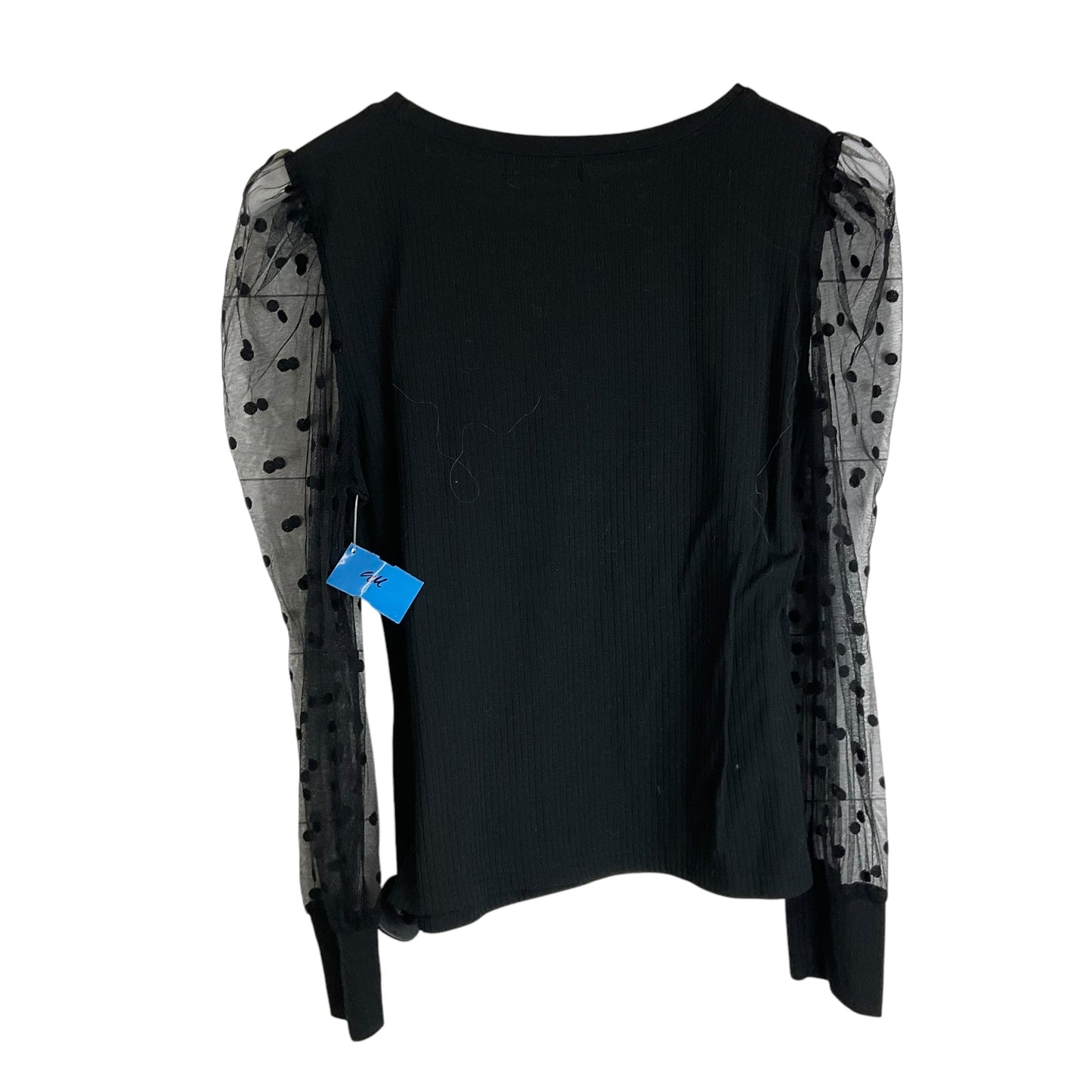 Top Long Sleeve Basic By Shein In Black, Size: L