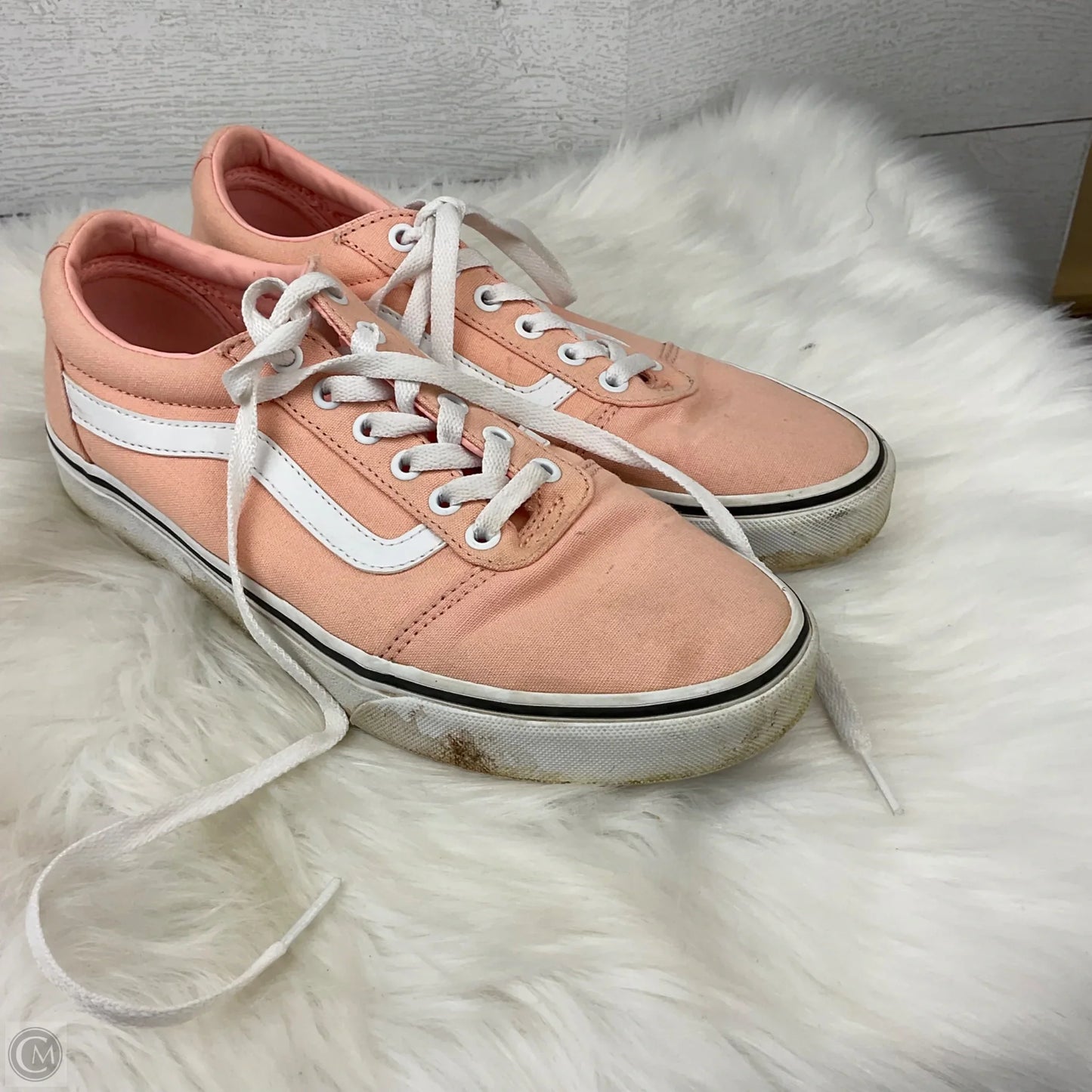 Shoes Sneakers By Vans In Orange, Size: 10