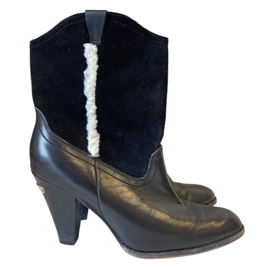 Boots Designer By Michael Kors In Black, Size:8.5