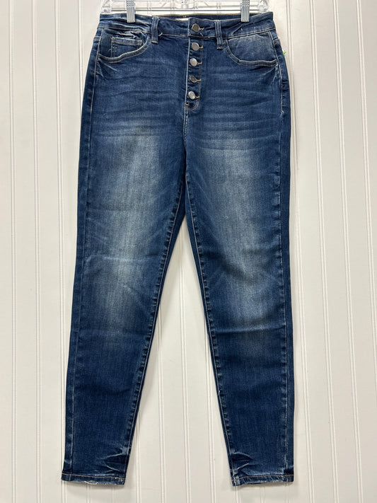 Jeans Skinny By Kancan In Blue Denim, Size:6