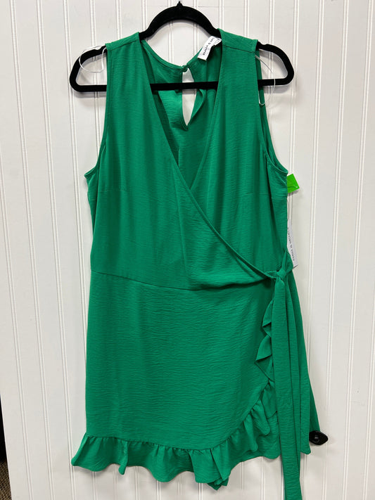 Dress Casual Midi By Emma And Michele In Green, Size:Xl