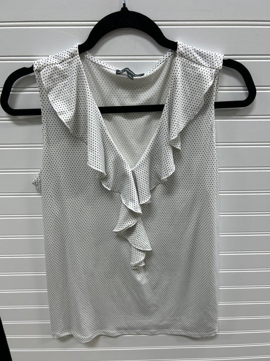 Top Sleeveless By Adrianna Papell In Cream, Size:M